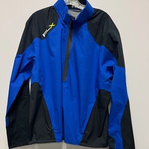 Ralph Lauren Vibrant Blue and Black RLX golf jacket